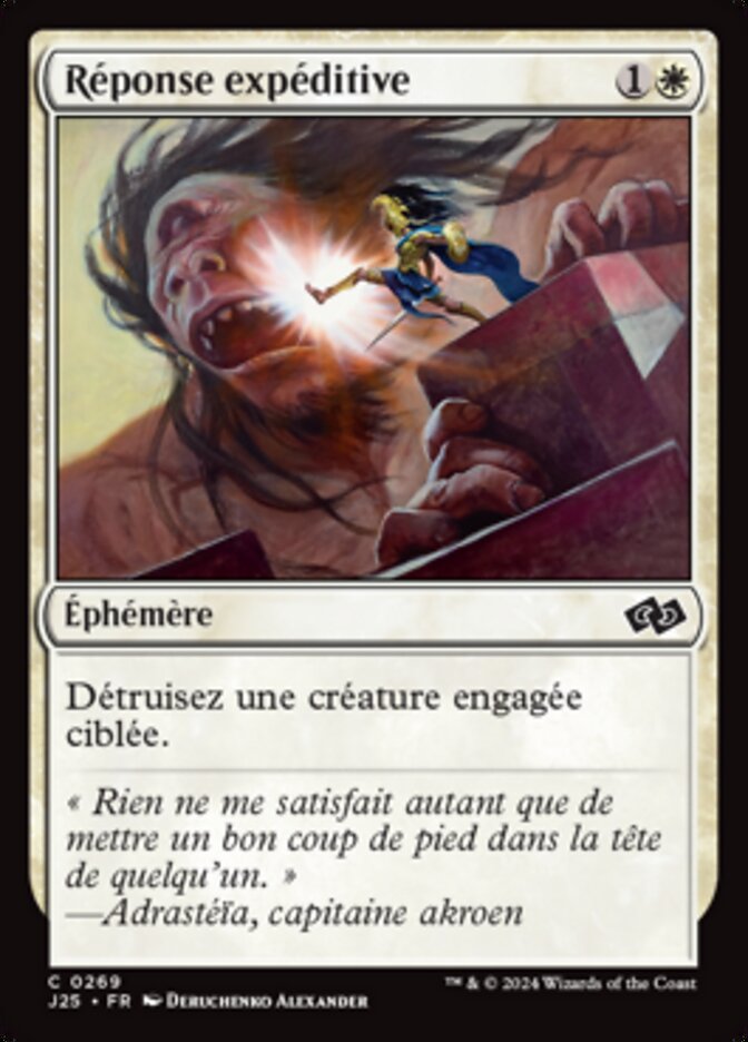 Réponse expéditive — Foundations Jumpstart 269/779