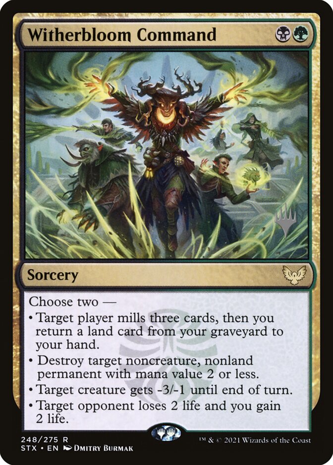 Witherbloom Command — Strixhaven: School of Mages Promos 248p/164