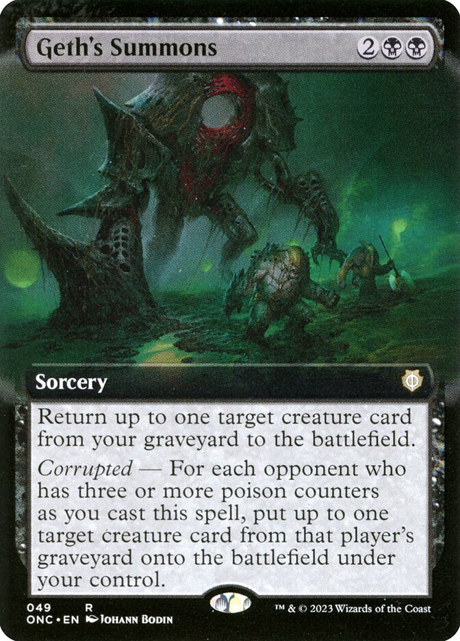 Geth's Summons — Phyrexia: All Will Be One Commander 49/174