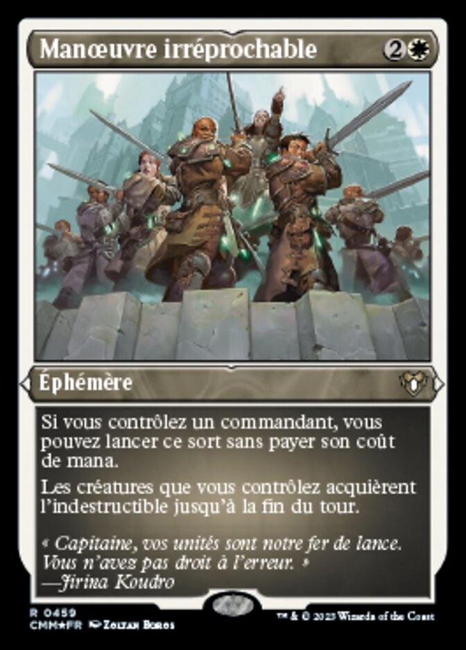 Manœuvre irréprochable — Commander Masters 459/1067