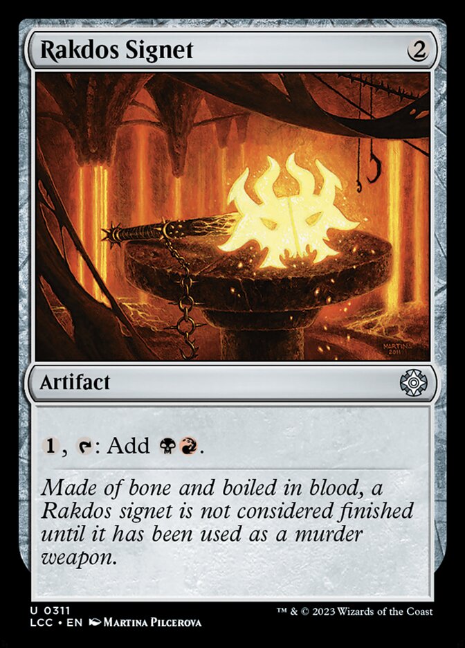 Rakdos Signet — The Lost Caverns of Ixalan Commander 311/370
