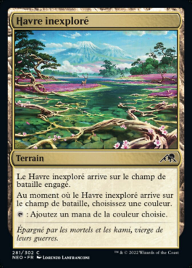 Havre inexploré — Kamigawa: Neon Dynasty 281/531
