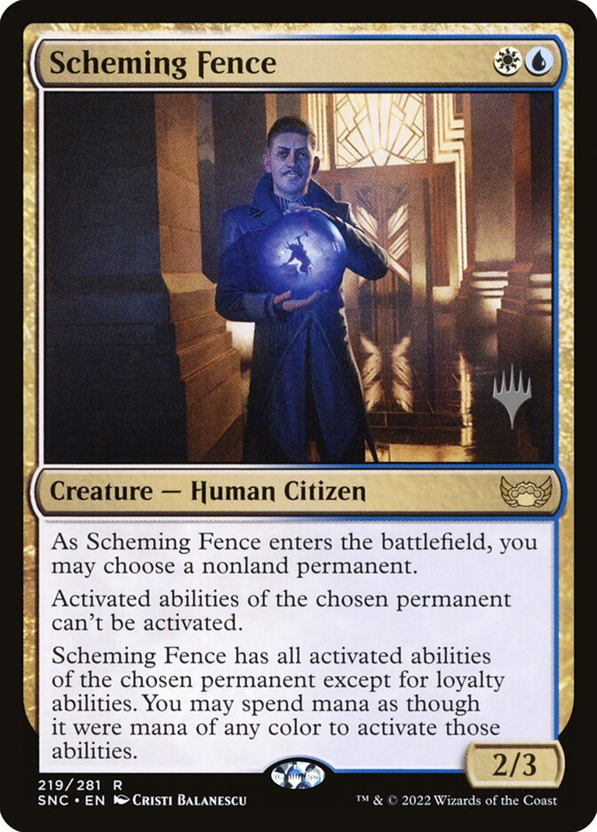 Scheming Fence — Streets of New Capenna Promos 219p/161
