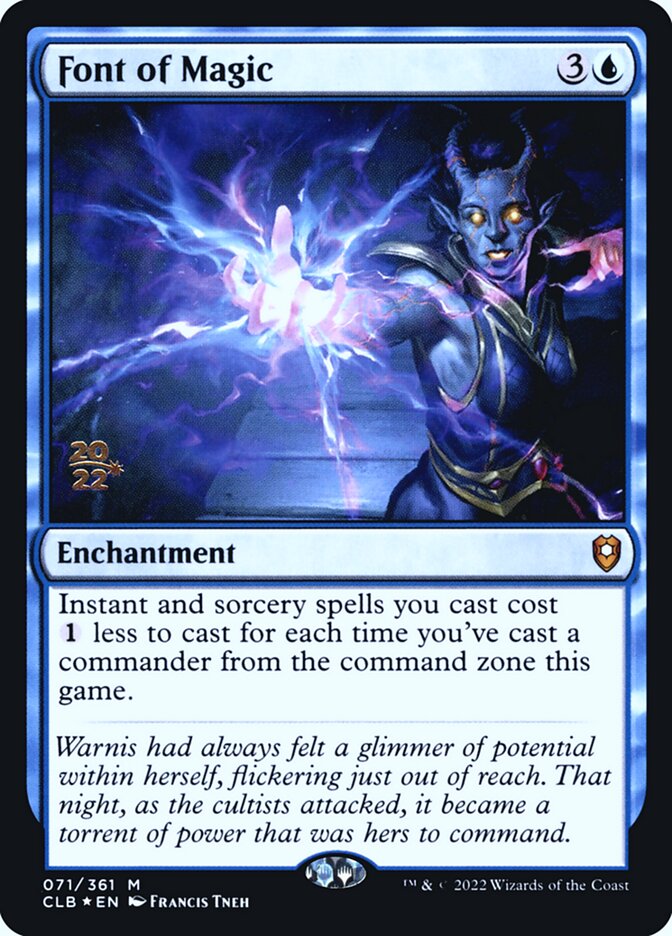 Font of Magic — Battle for Baldur's Gate Promos 71s/104