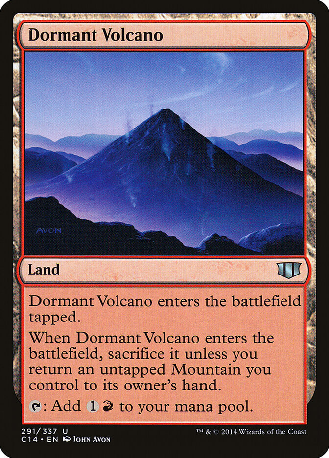 Volcan assoupi — Commander 2014 291/337