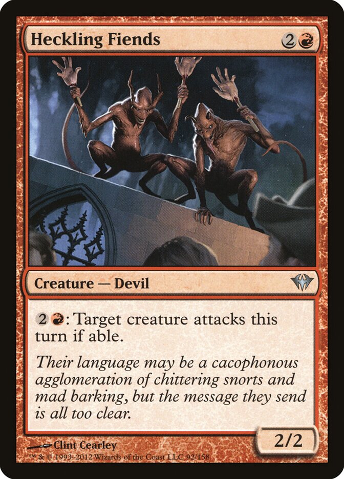 Heckling Fiends — Dark Ascension 92/158