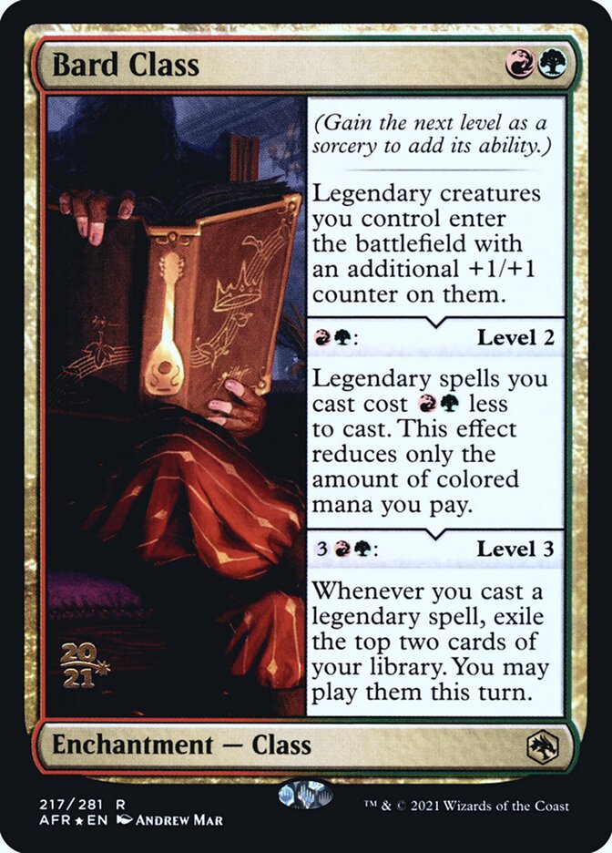 Bard Class — Adventures in the Forgotten Realms Promos 217s/241