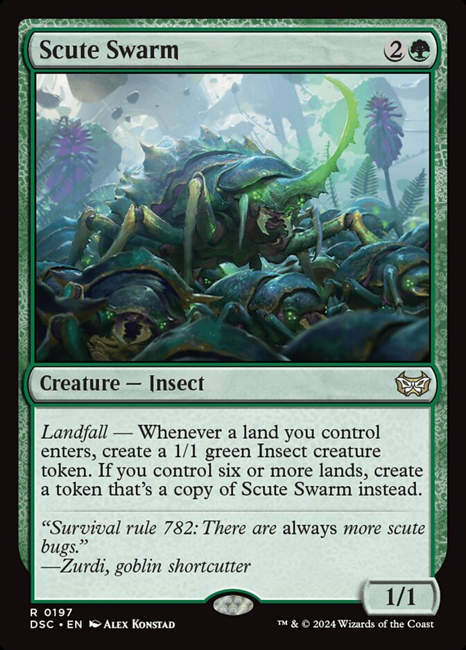 Scute Swarm — Duskmourn: House of Horror Commander 197/373
