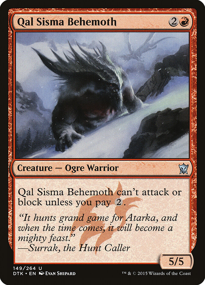 Qal Sisma Behemoth — Dragons of Tarkir 149/264