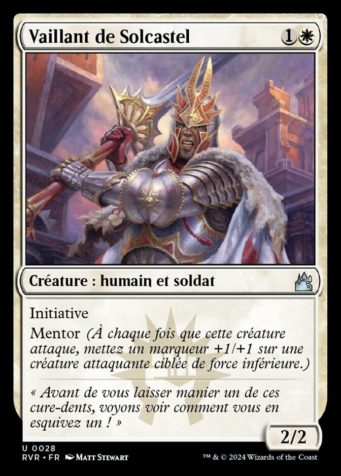 Vaillant de Solcastel — Ravnica Remastered 28/531