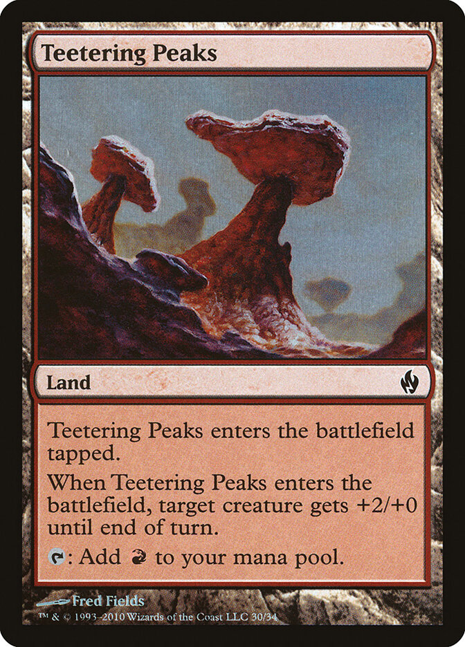 Teetering Peaks — Premium Deck Series: Fire and Lightning 30/34
