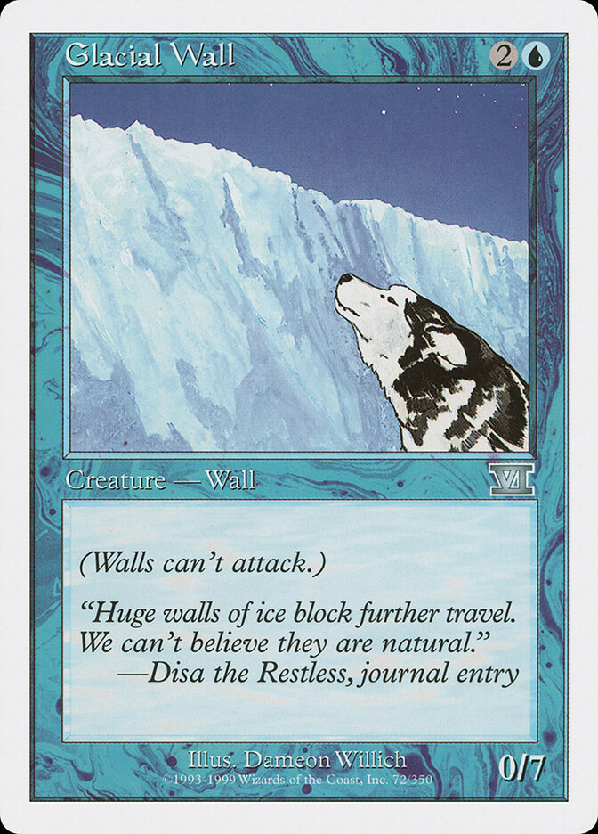 Mur glaciaire — Classic Sixth Edition 72/351