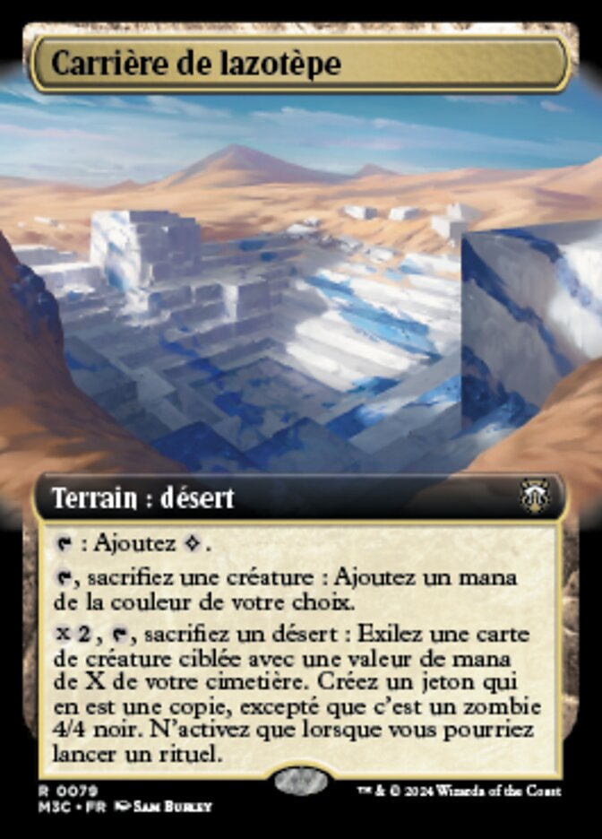Carrière de lazotèpe — Modern Horizons 3 Commander 79/398