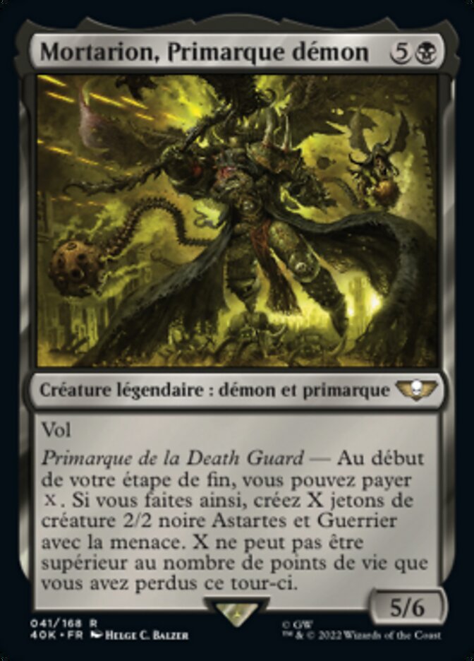Mortarion, Primarque démon — Warhammer 40,000 Commander 41/617