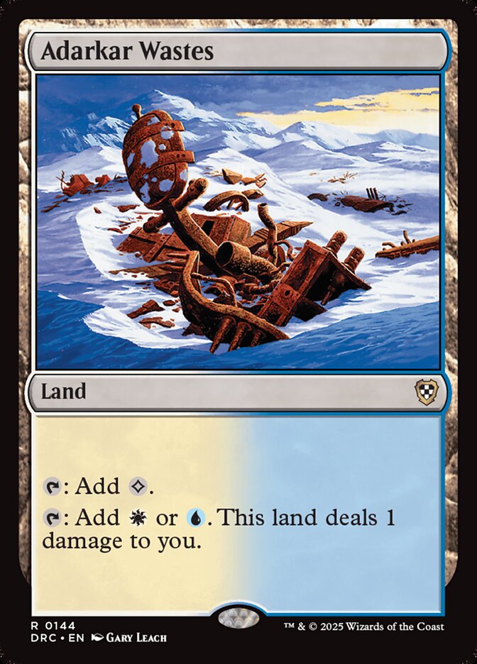 Landes d'Adarkar — Aetherdrift Commander 144/184