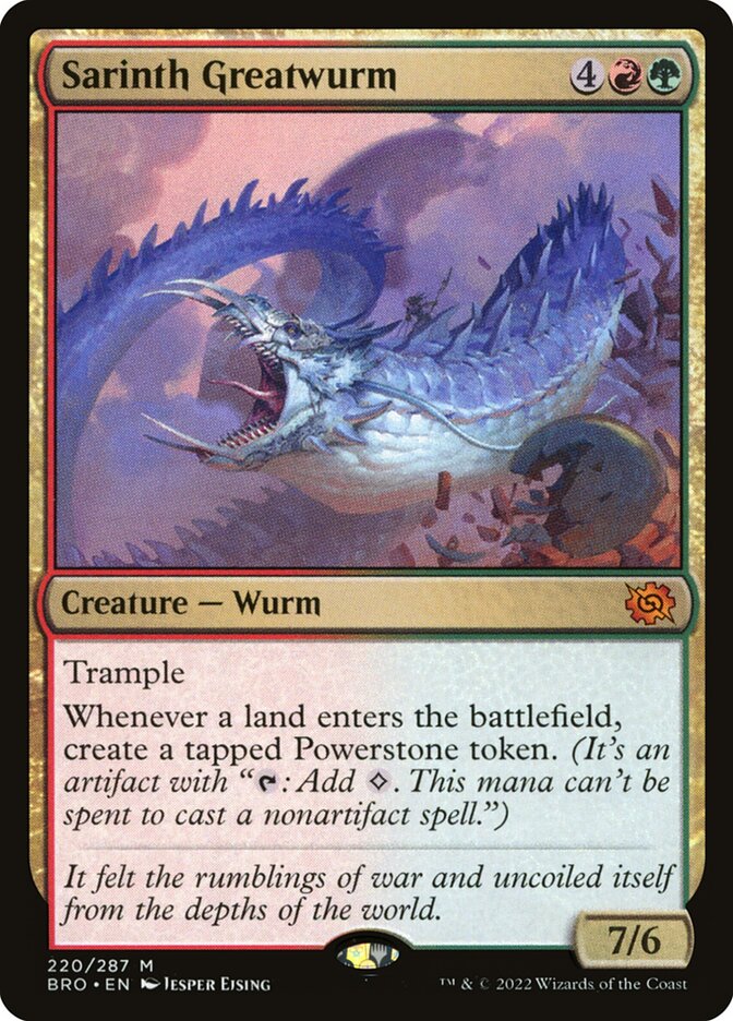 Sarinth Greatwurm — The Brothers' War 220/399