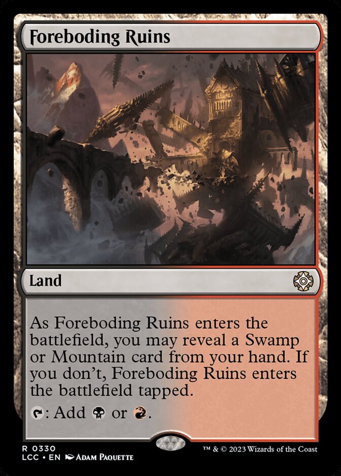 Foreboding Ruins — The Lost Caverns of Ixalan Commander 330/370