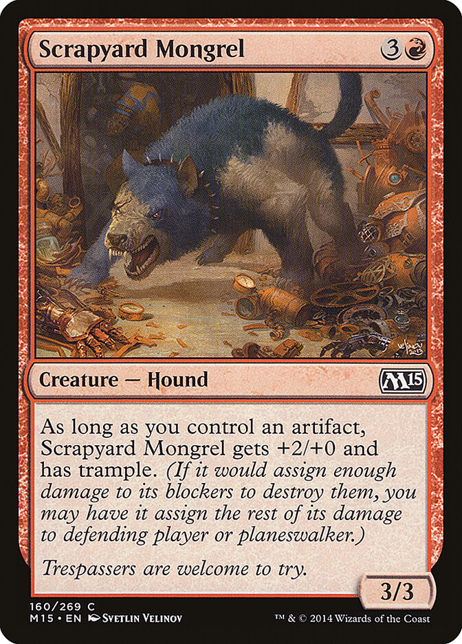 Scrapyard Mongrel — Magic 2015 160/284