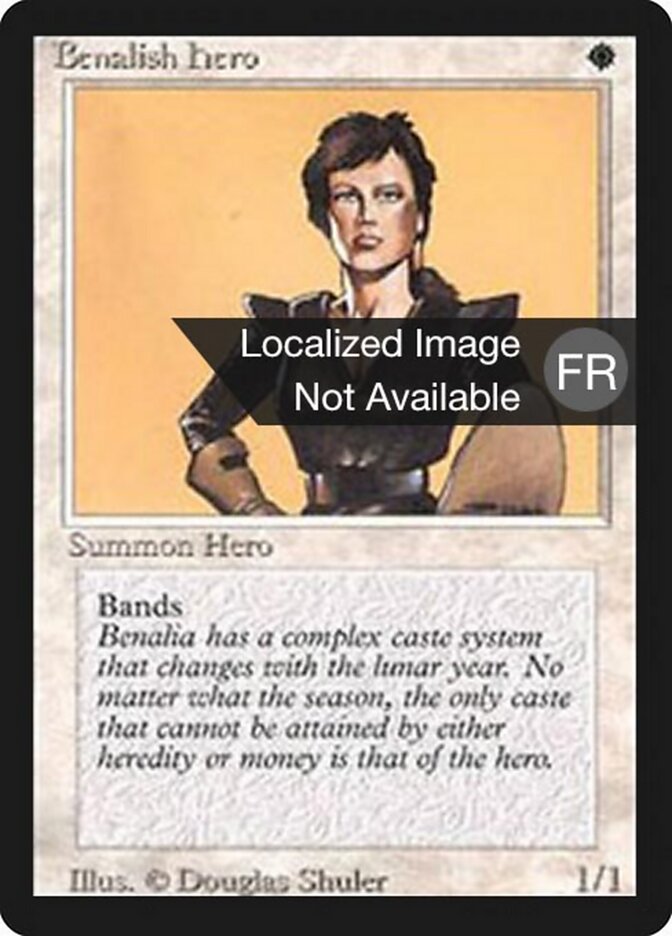 Benalish Hero — Foreign Black Border 4/307