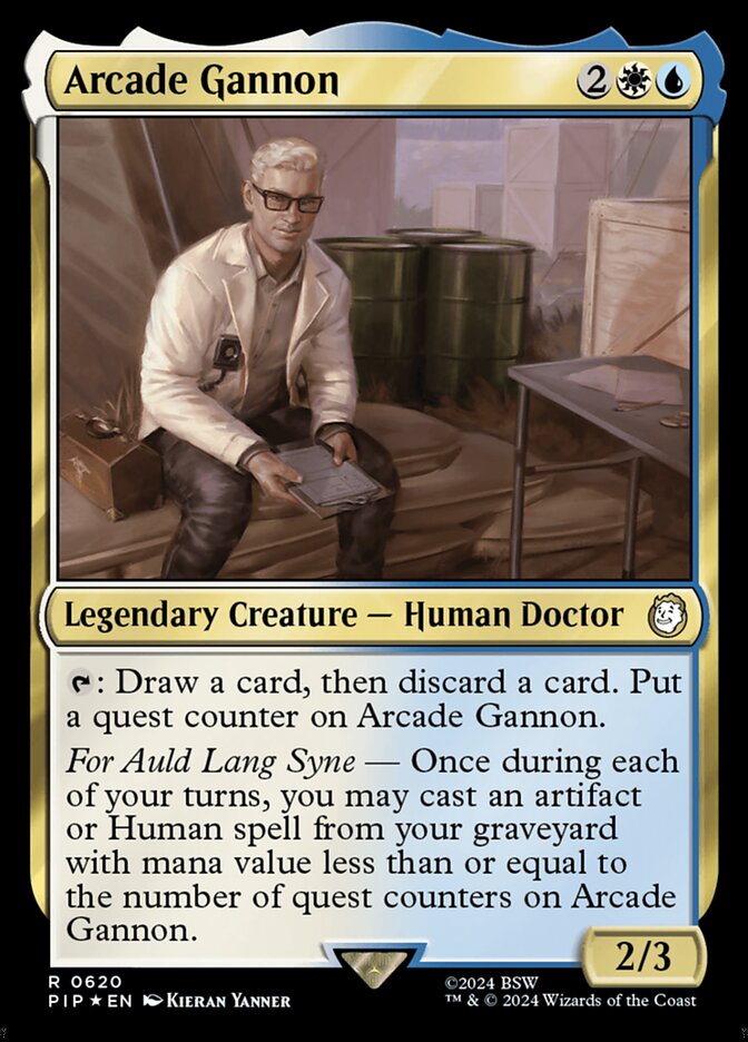 Arcade Gannon — Fallout 620/1068
