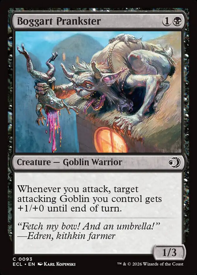 Boggart Prankster — Lorwyn Eclipsed 93/408