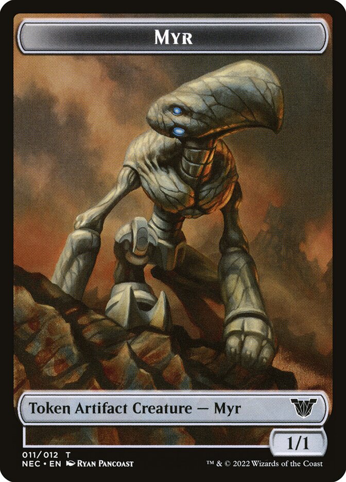 Myr — Neon Dynasty Commander Tokens 11/12