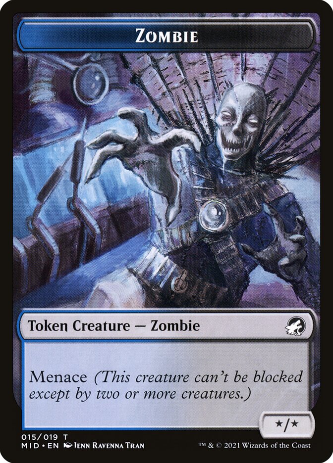 Zombie — Innistrad: Midnight Hunt Tokens 15/19