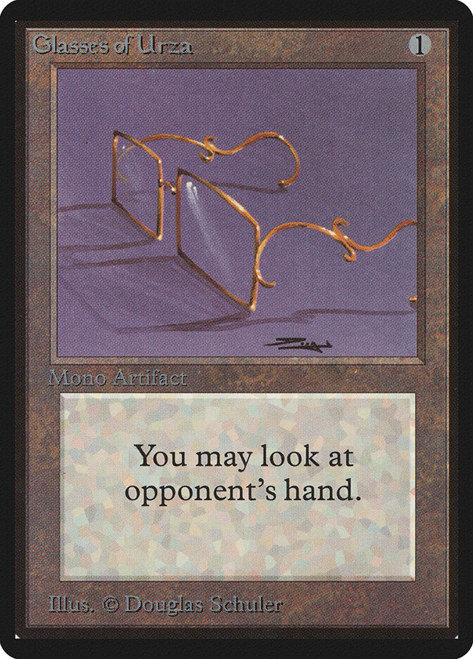 Glasses of Urza — Limited Edition Beta 246/302