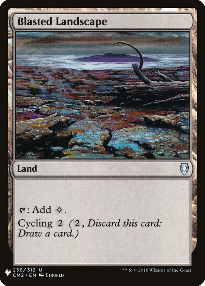 Blasted Landscape — The List CM2-238/5581