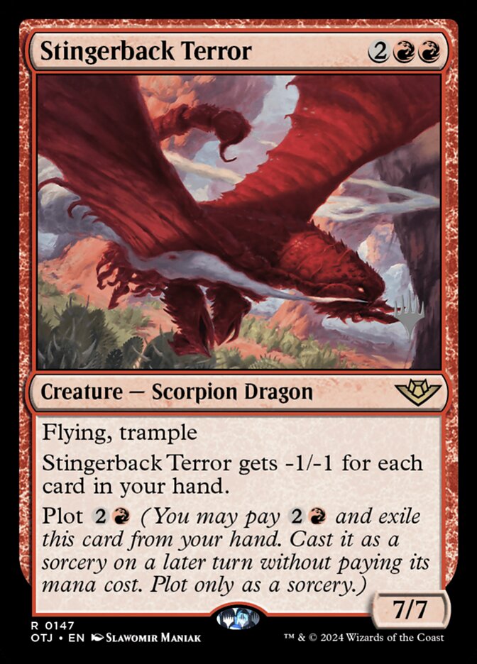 Stingerback Terror — Outlaws of Thunder Junction Promos 147p/160