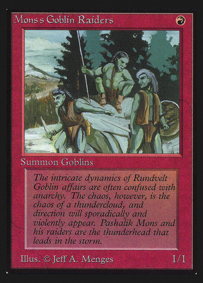 Mons's Goblin Raiders — Collectors' Edition 165/302
