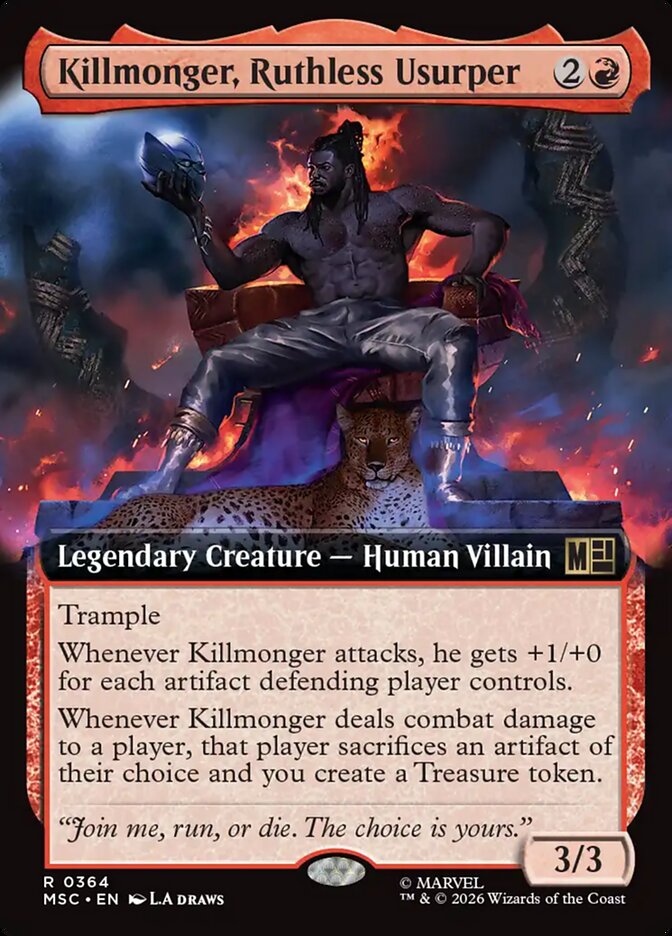 Killmonger, Ruthless Usurper — Marvel Super Heroes Commander 364/866