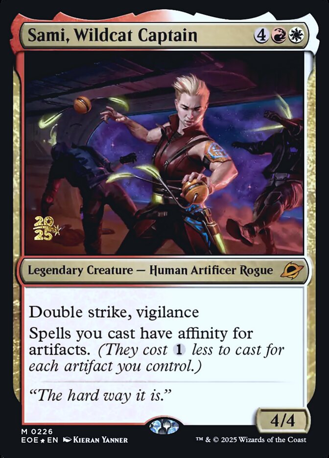 Sami, Wildcat Captain — Edge of Eternities Promos 226s/160