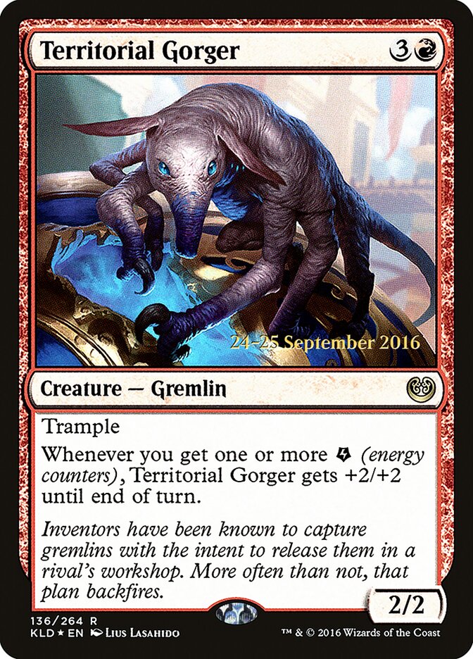 Territorial Gorger — Kaladesh Promos 136s/83