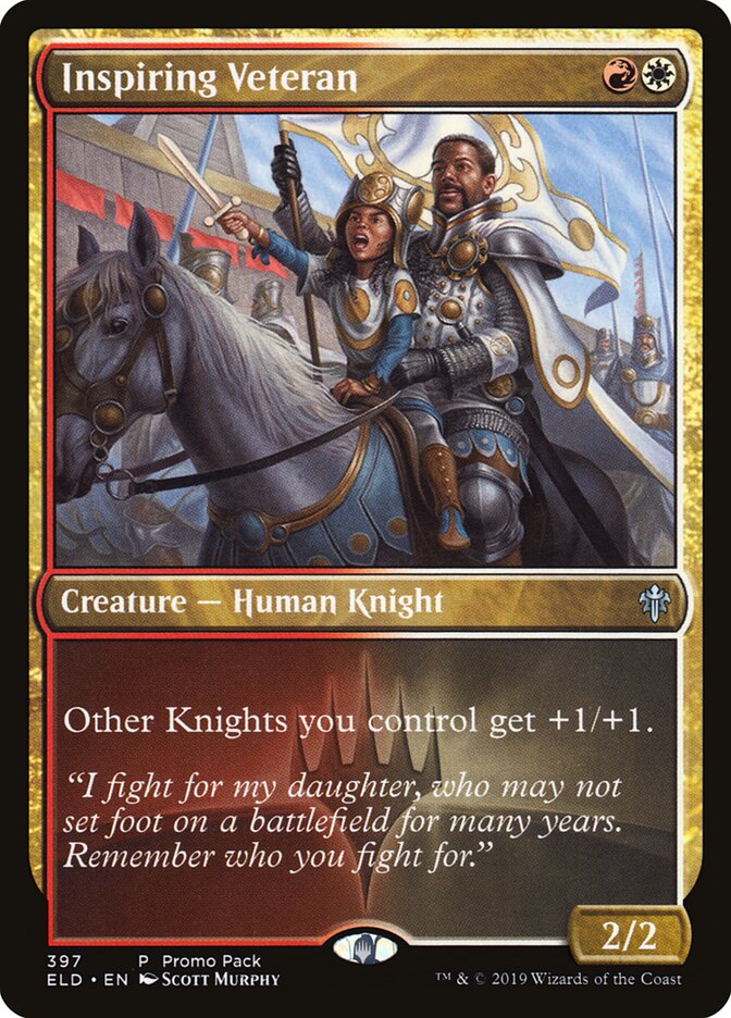 Inspiring Veteran — Throne of Eldraine 397/398