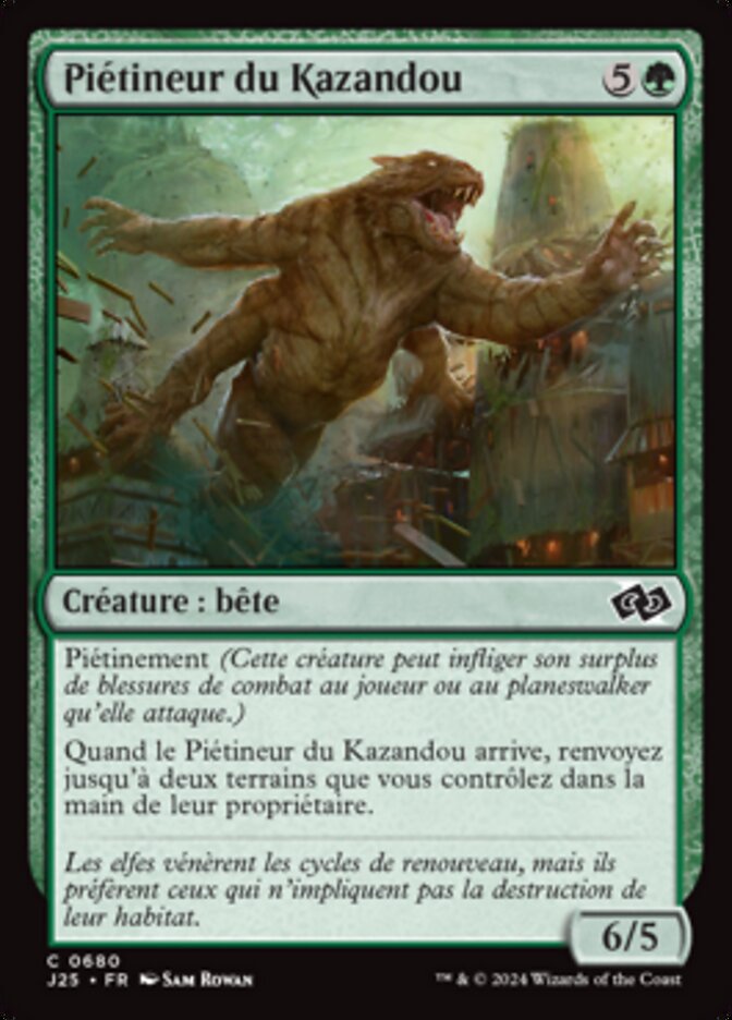 Piétineur du Kazandou — Foundations Jumpstart 680/779