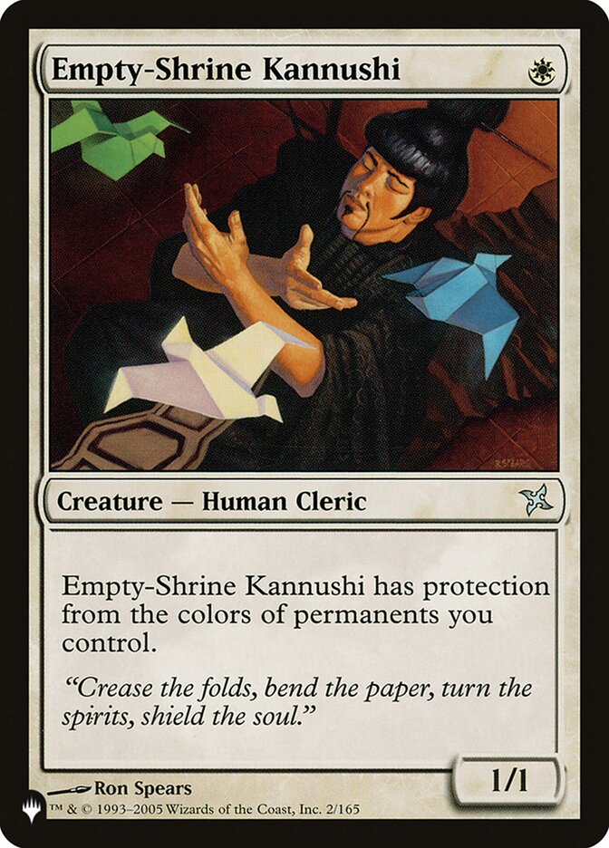 Empty-Shrine Kannushi — The List BOK-2/5581