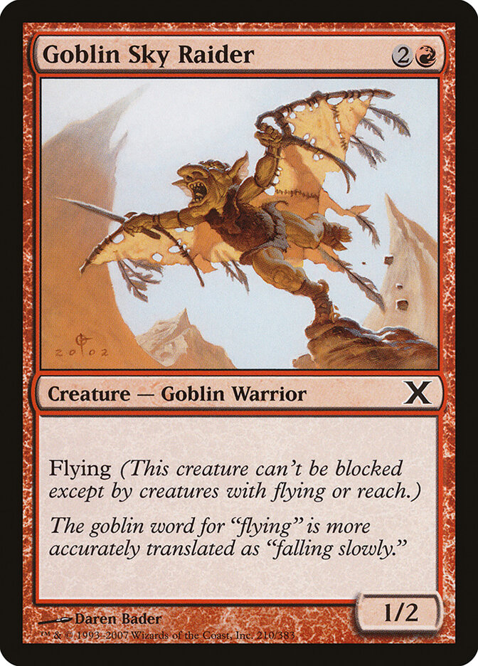 Goblin Sky Raider — Tenth Edition 210/510