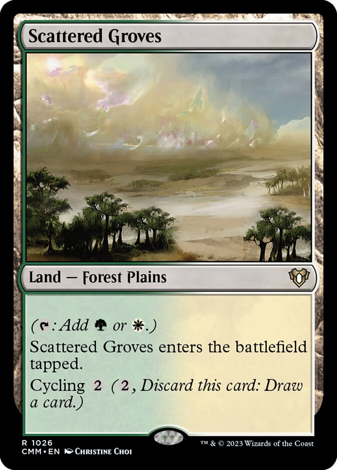 Scattered Groves — Commander Masters 1026/1067
