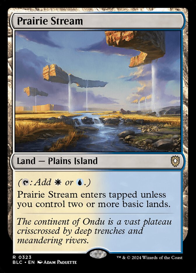 Prairie Stream — Bloomburrow Commander 323/356