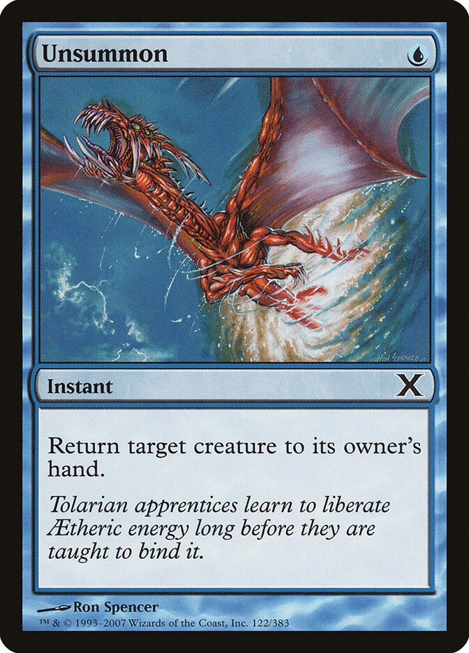Unsummon — Tenth Edition 122/510
