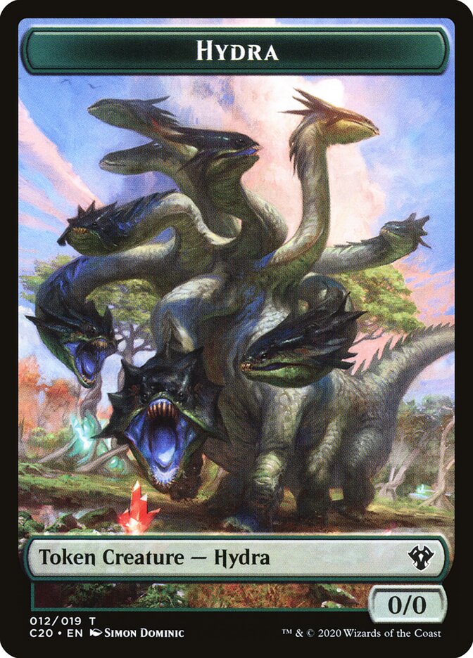 Hydra — Commander 2020 Tokens 12/20