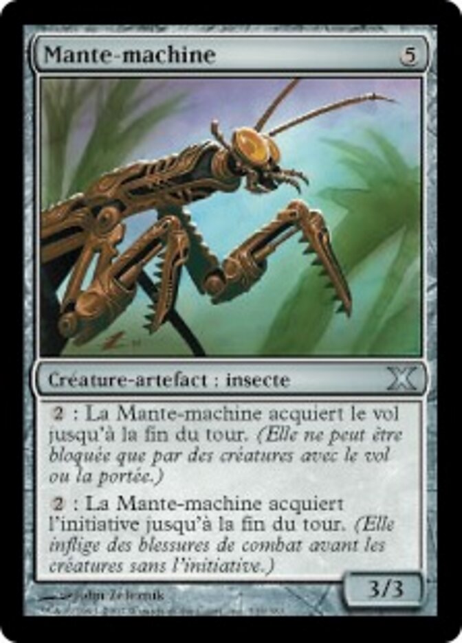 Mante-machine — Tenth Edition 333/510