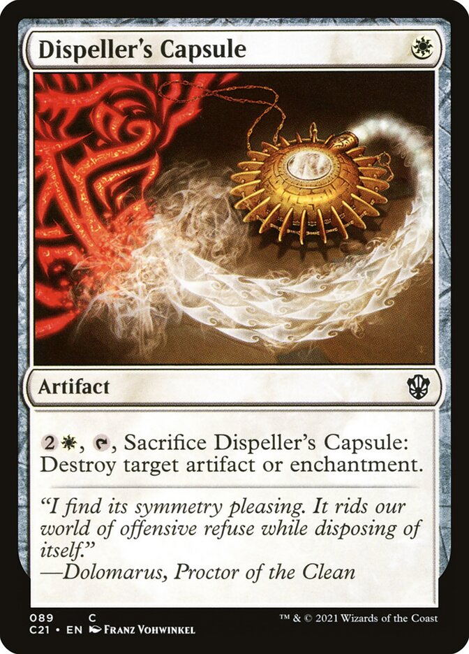 Dispeller's Capsule — Commander 2021 89/409