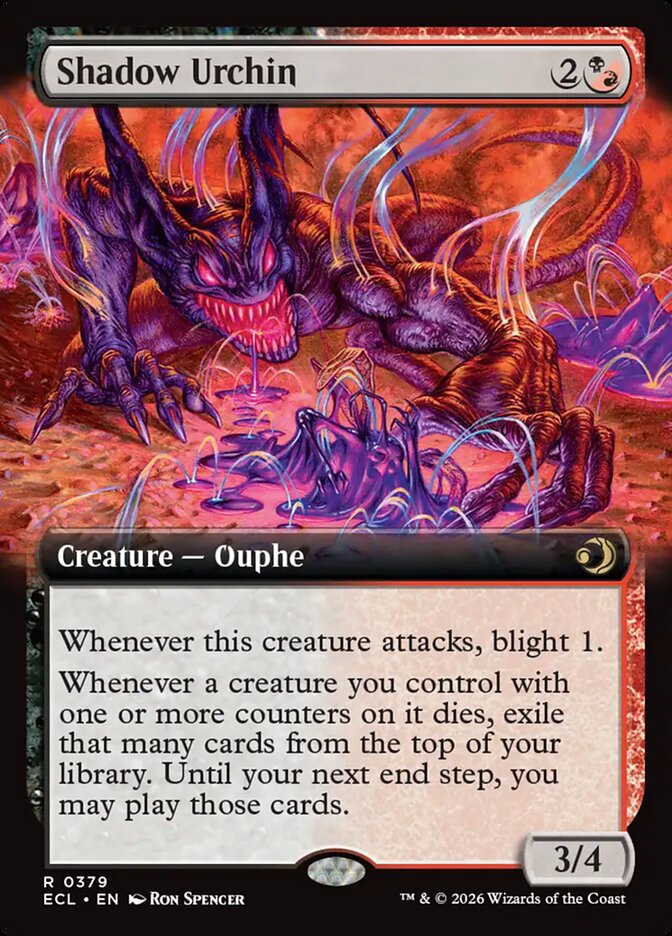 Shadow Urchin — Lorwyn Eclipsed 379/408