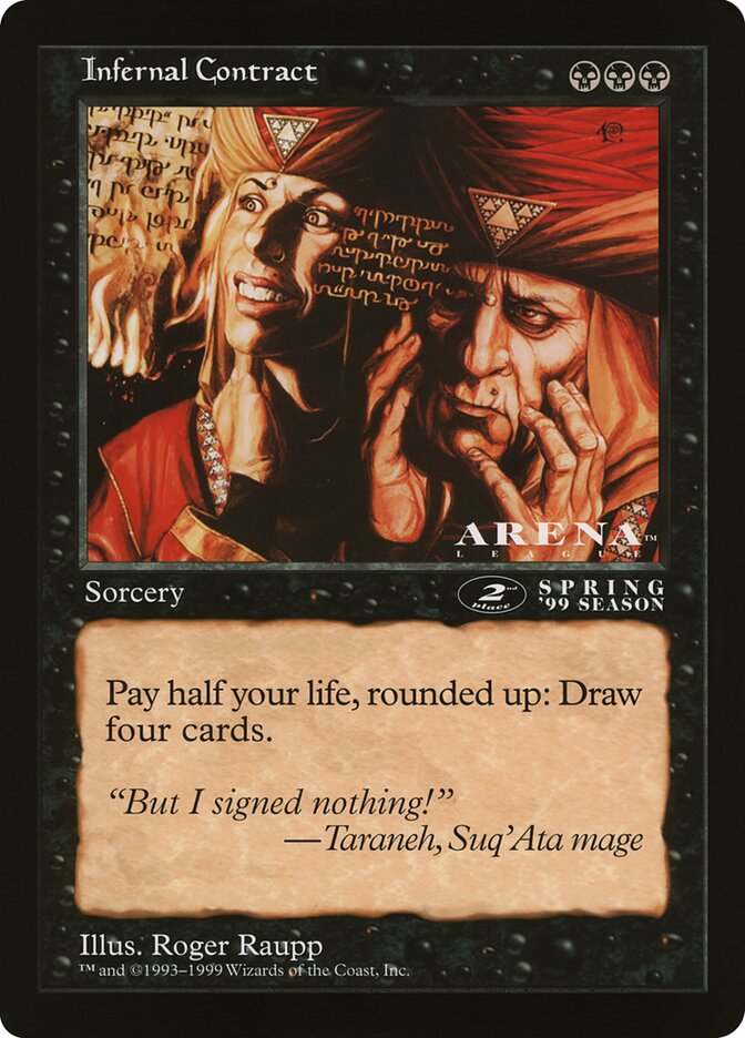 Infernal Contract — Oversized League Prizes 75/83