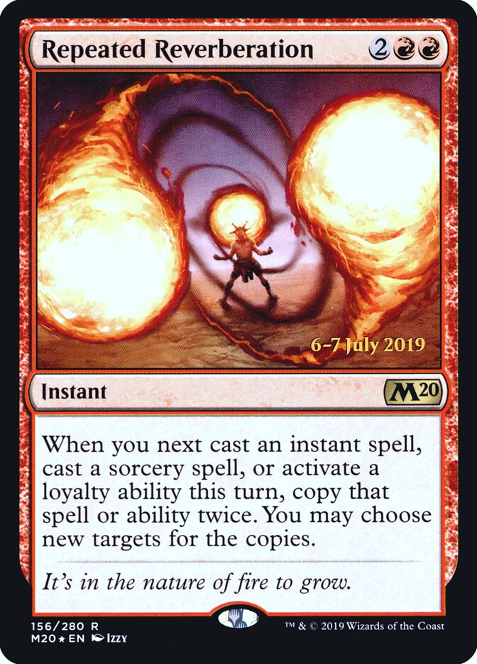 Repeated Reverberation — Core Set 2020 Promos 156s/144