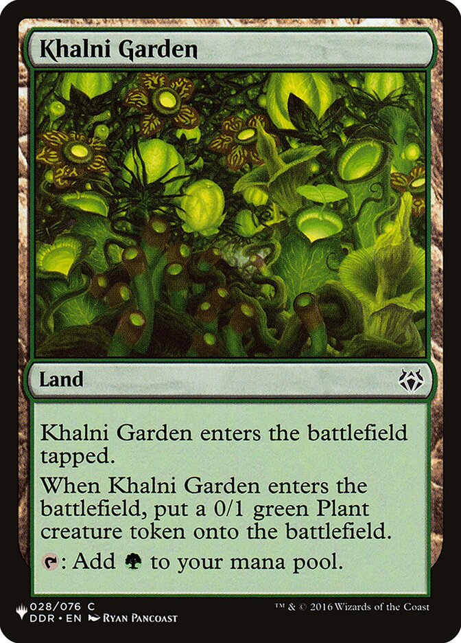 Khalni Garden — The List DDR-28/5581