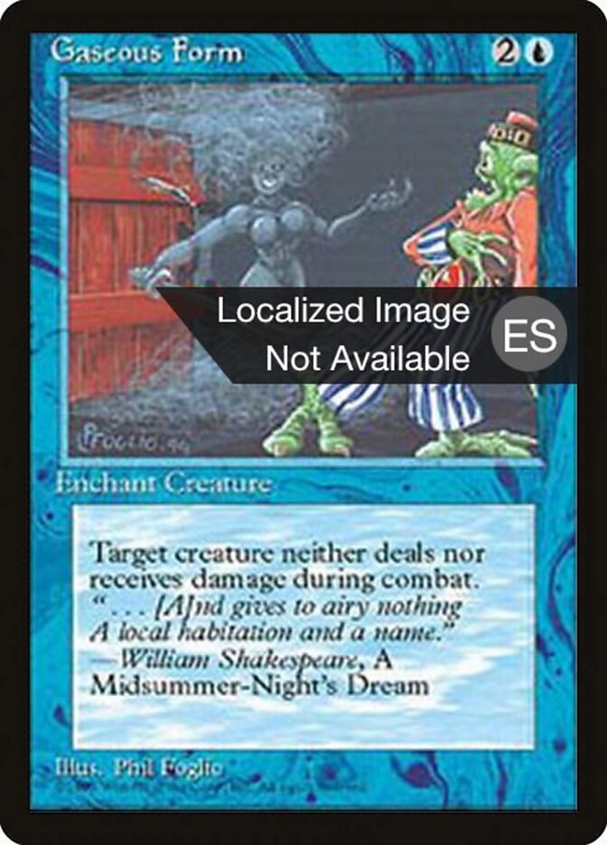 Gaseous Form — Fourth Edition Foreign Black Border 74/378