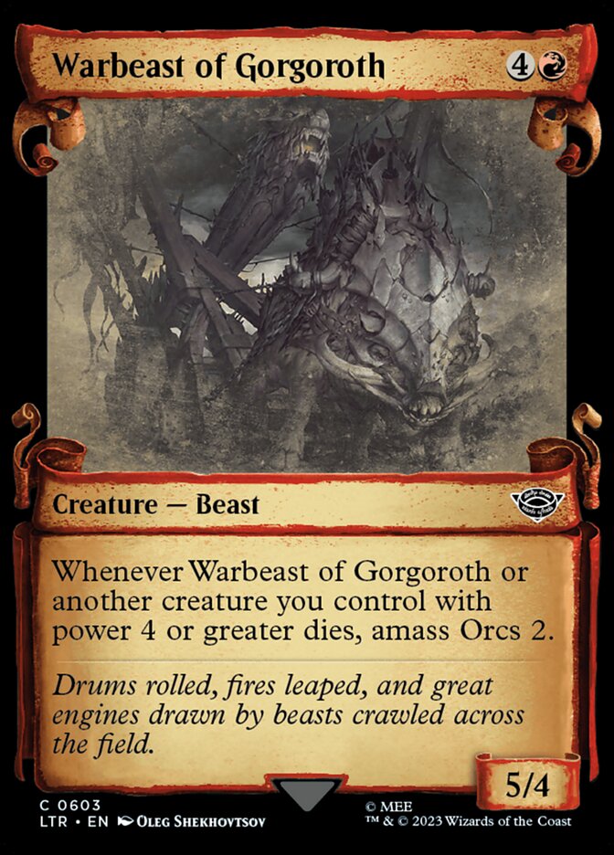 Warbeast of Gorgoroth — The Lord of the Rings: Tales of Middle-earth 603/856